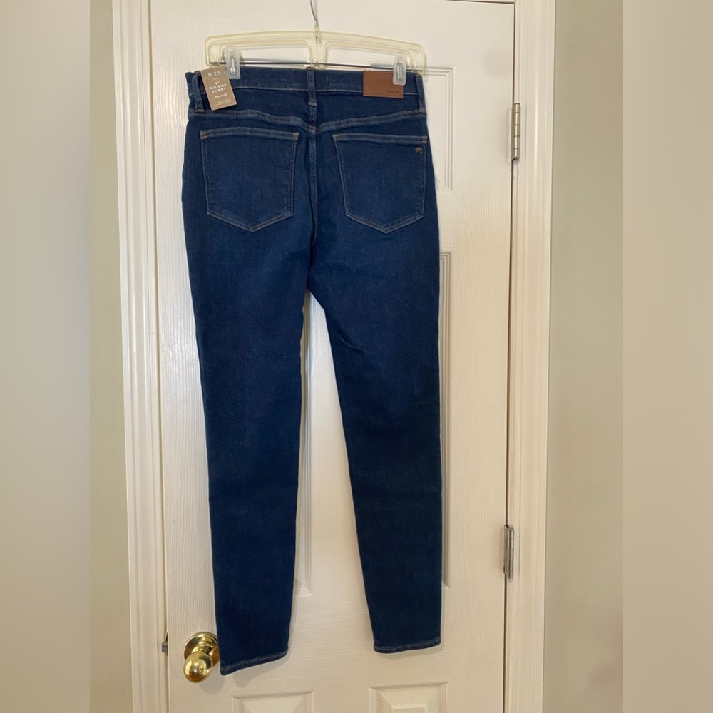 Madewell Magic Pocket 9”Mid- Rise Skinny Jeans 29 - Picture 7 of 10